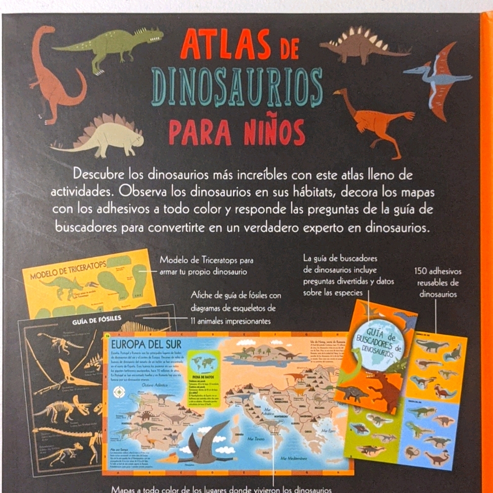 NWT!! Atlas de Dinosaurios Para Niños - Picture 2 of 4
